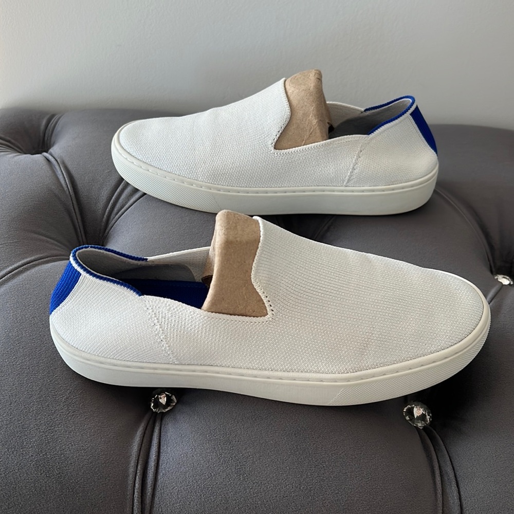 Rothy’s The Original Slip On Sneaker White Women’s Size 7.5 Shoes